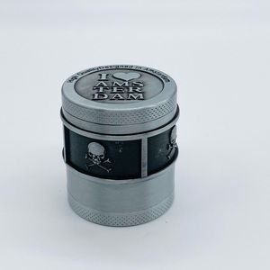 Amsterdam Skull Herb Grinder 45mm with Scrapper
